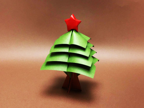 折り紙 クリスマスツリー の折り方まとめ15選 ページ 3 おりがみの時間