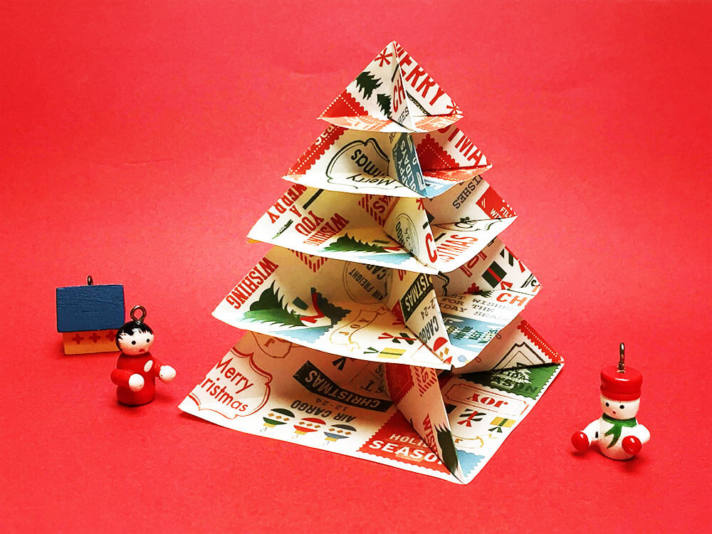 折り紙 クリスマスツリー 原案 山口真 おりがみの時間