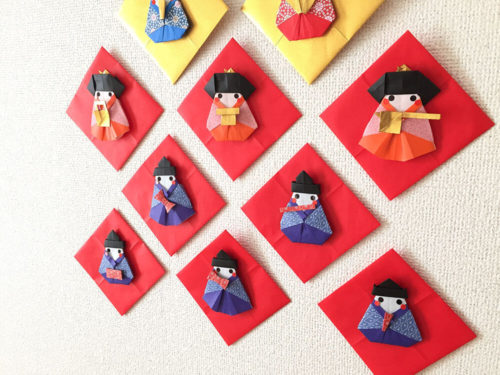 折り紙 雛飾り 原案 カミキィ Origami Ako おりがみの時間