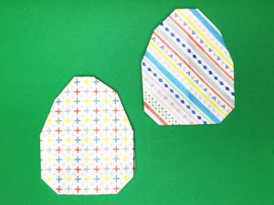 折り紙で折った卵