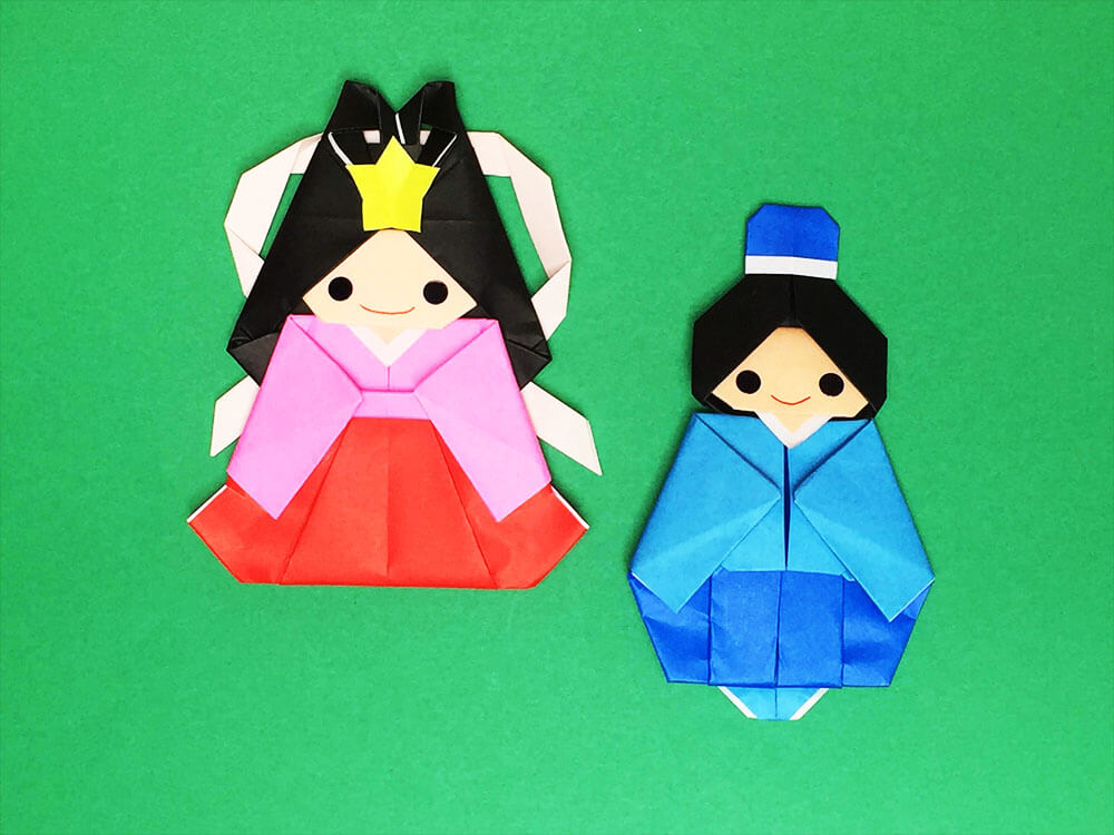 折り紙 織姫と彦星 原案 Origami Ako おりがみの時間