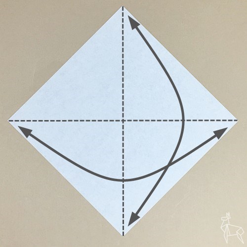 折り紙 トントン相撲 伝承 折り方図解 おりがみの時間