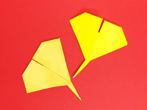 折り紙で折ったイチョウ