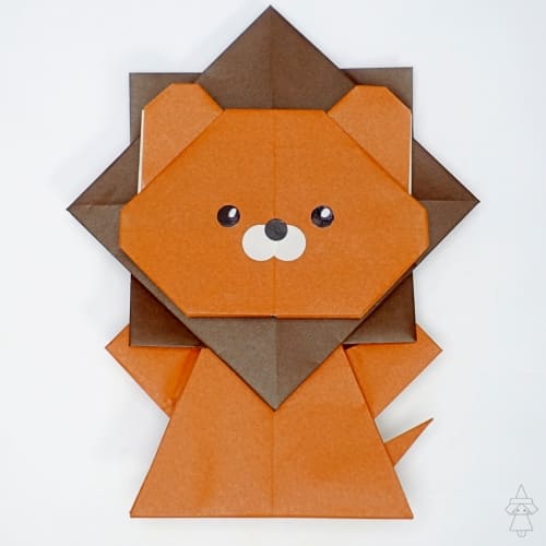 折り紙 ライオン の折り方 おりがみの時間