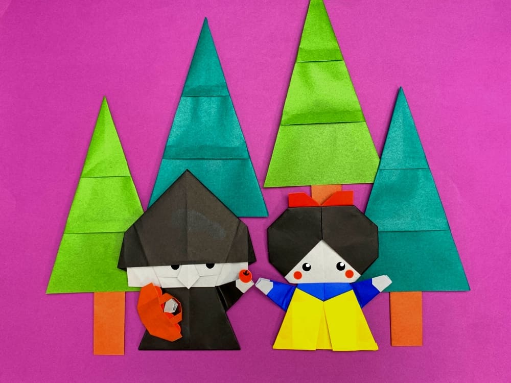 童話折り紙「白雪姫」